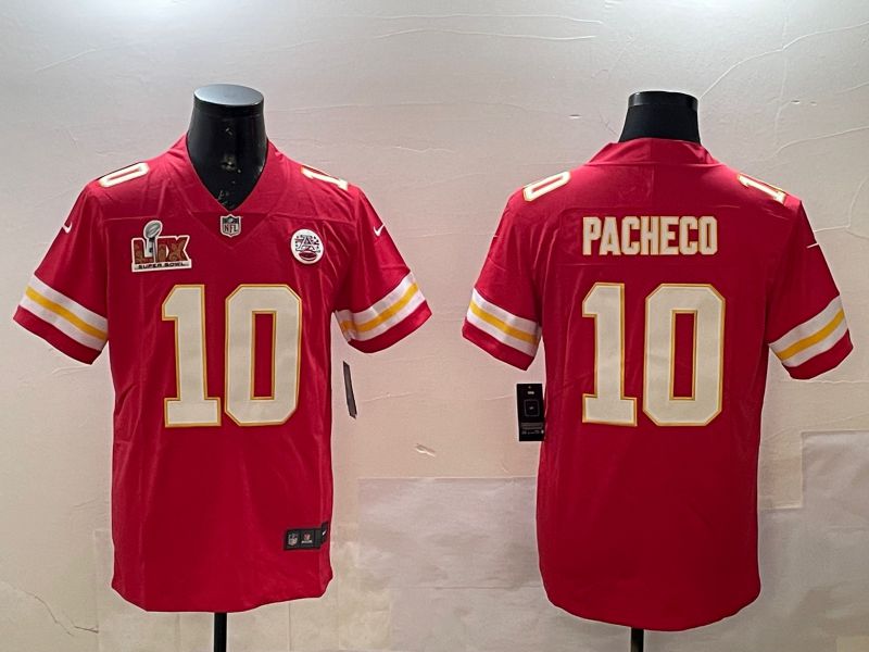 Men Kansas City Chiefs #10 Pacheco Red Second generations 2025 Nike Limited NFL Jersey style 5